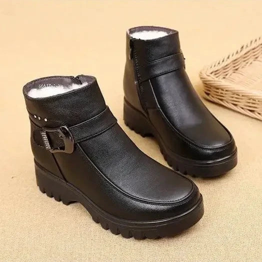 Bota Inverno Acolchoada Impermeável