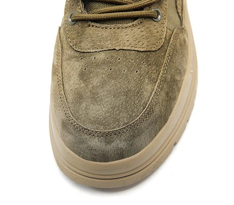 Bota de Couro Inverno Militar Smooth