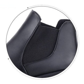 Bota Cano Baixo de Couro - Mooncity Luxury