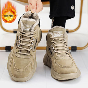 Bota de Couro Inverno Outdoor Warm