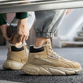 Bota de Couro Inverno Outdoor Warm