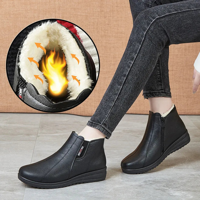 Bota de Inverno Forrada Casual