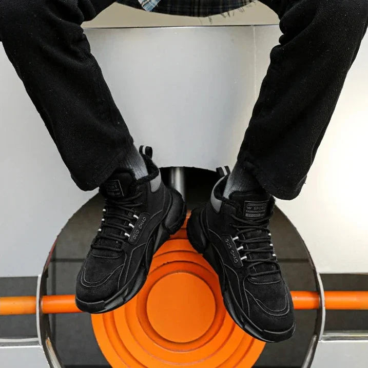 Bota de Couro Inverno Outdoor Warm