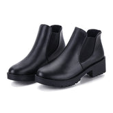Bota Cano Baixo de Couro - Mooncity Luxury