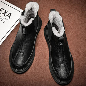 Bota de Couro Inverno Passeio Sofisticado