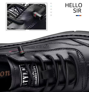 Tênis Casual de Couro Emporio Man