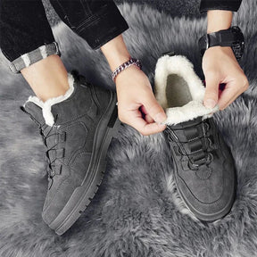 Bota Estilo Tática de Couro Inverno Shark