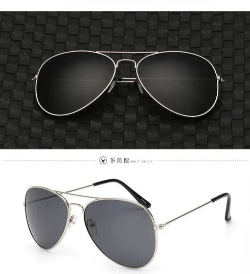 Óculos de Sol Piloto Retro - GLOBAL