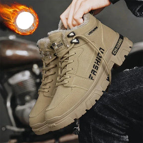 Bota de Couro Inverno Tática Shark