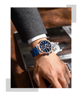 Relógio de Pulso Aço Inoxidável - CURREN