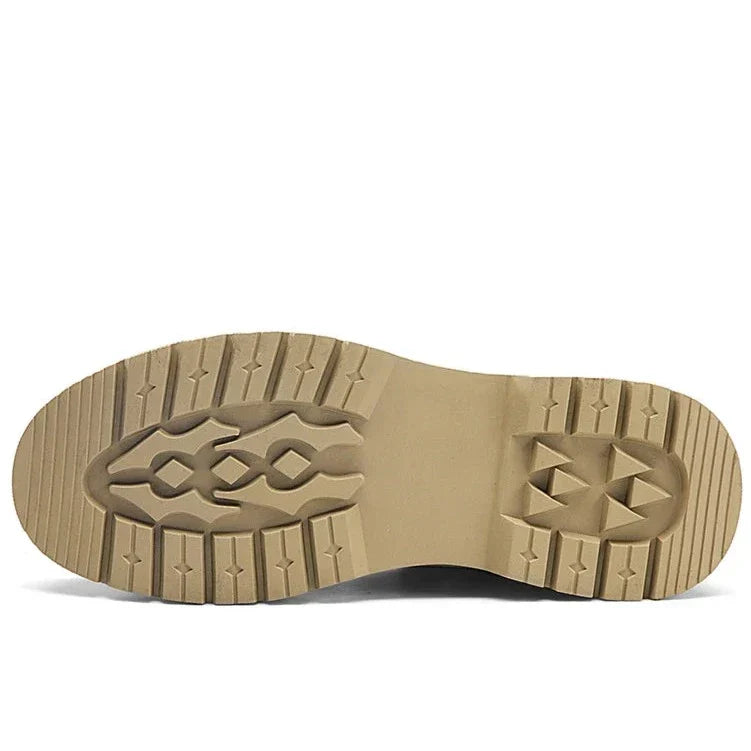 Bota de Couro Inverno Militar Smooth