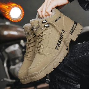 Bota de Couro Inverno Tática Shark