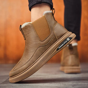 Bota de Couro Inverno Passeio Sofisticado