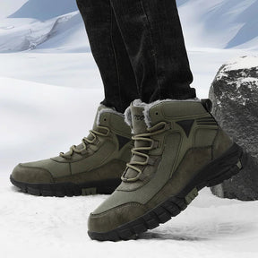 Bota de Inverno Acabamento em Couro Overcoat 2024