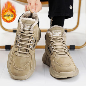 Bota de Couro Inverno Outdoor Warm