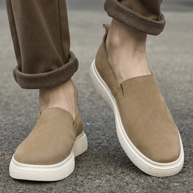 Mocassim Casual de Camurça