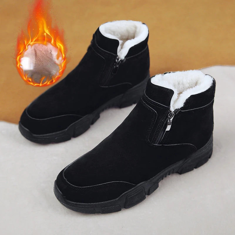 Botinha de Couro Inverno Cold Casual